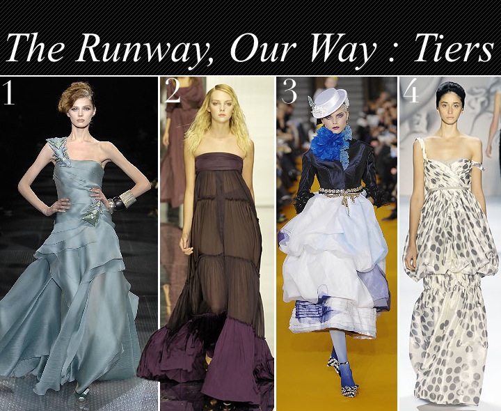 The Runway, Our Way: Tiers