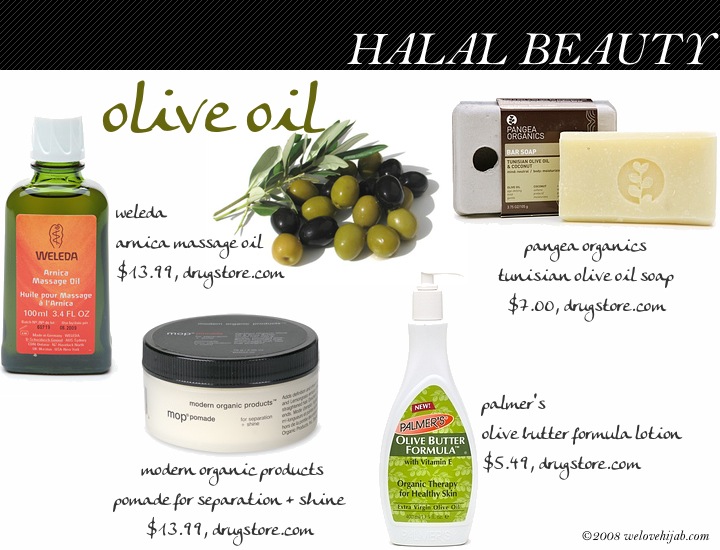 Halal Beauty Products Featuring Olive Oil - Olives