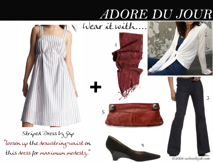 Islamic Clothing Finds: Striped Dress